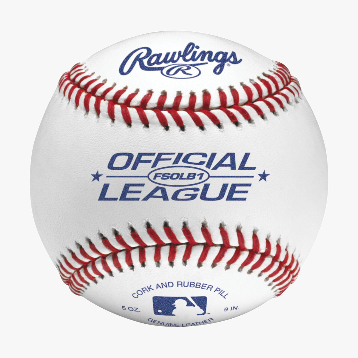 Rawlings Fsolb1 Flat Seam Composite Cork/rubber Center Baseballs