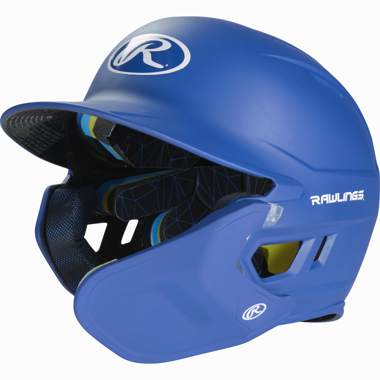 Rawlings Senior 2022 Mach 1-tone Matte Baseball Batting Helmet with Jaw Pad-1