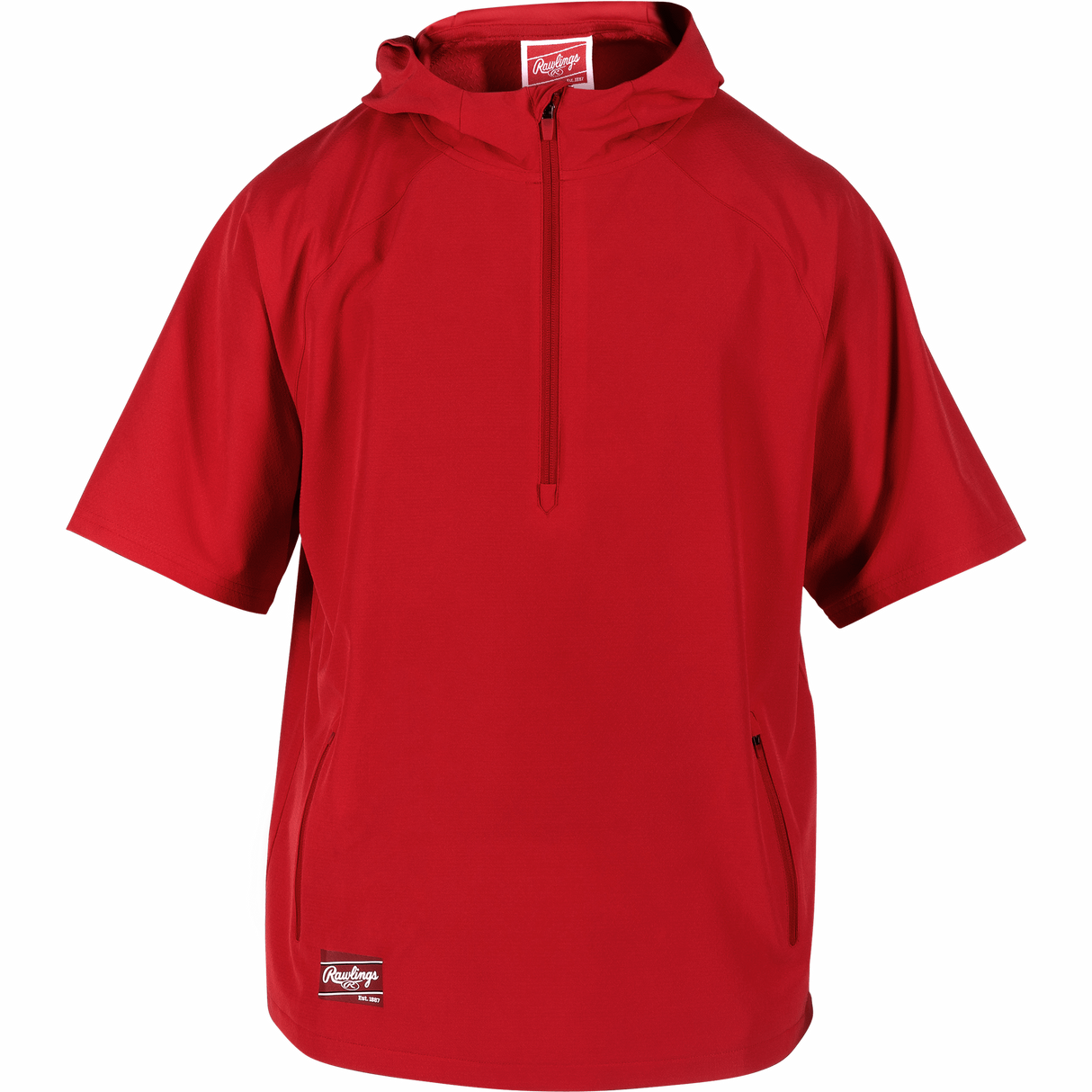 Rawlings Men's Colorsync Short Sleeve Hooded Jacket-1