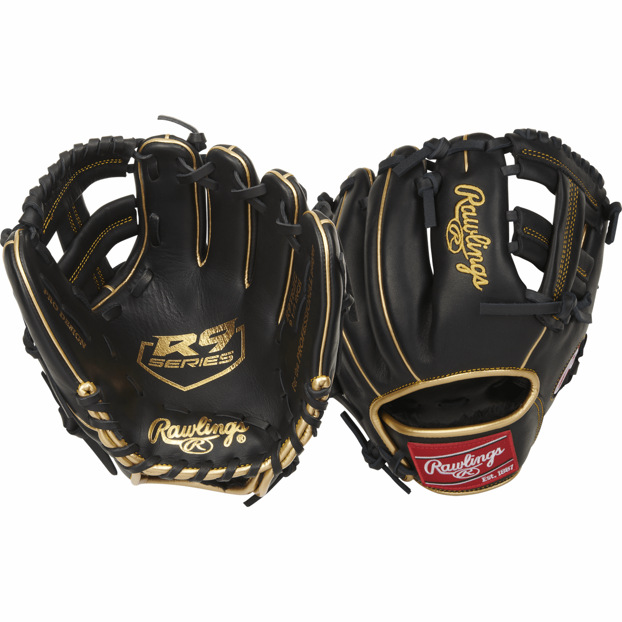 Rawlings R9 9.5" Infield Baseball Glove-1