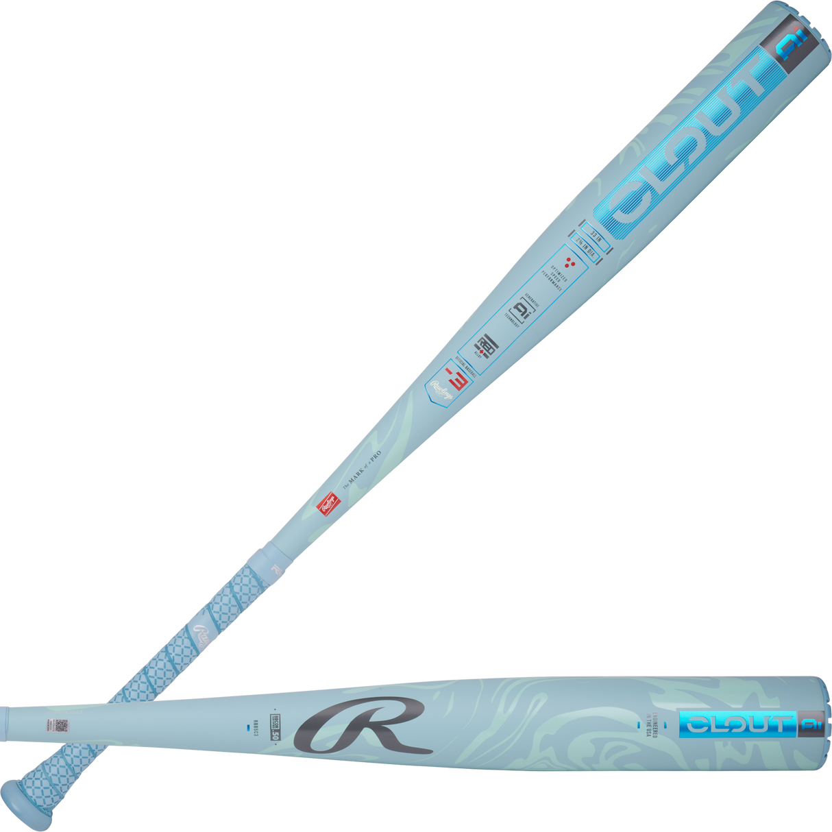 Rawlings Clout Ai BBCOR -3 Baseball Bat-1