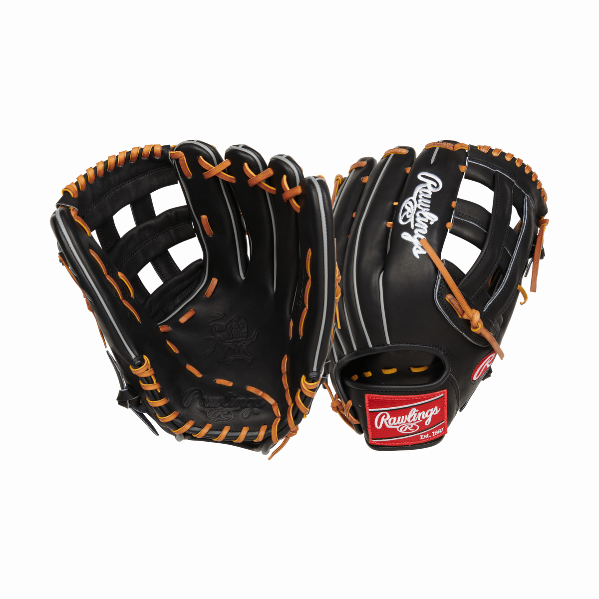 Rawlings Heart of the Hide 12.75" Outfield Baseball Glove-1