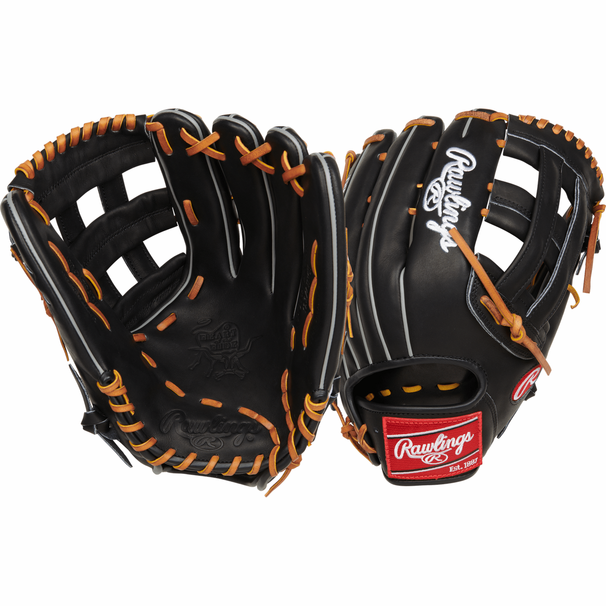 Rawlings Heart of the Hide 12.75" Outfield Baseball Glove-1