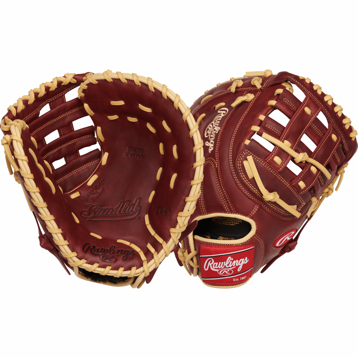 Rawlings Sandlot 12.5" First Base Baseball Mitt-1