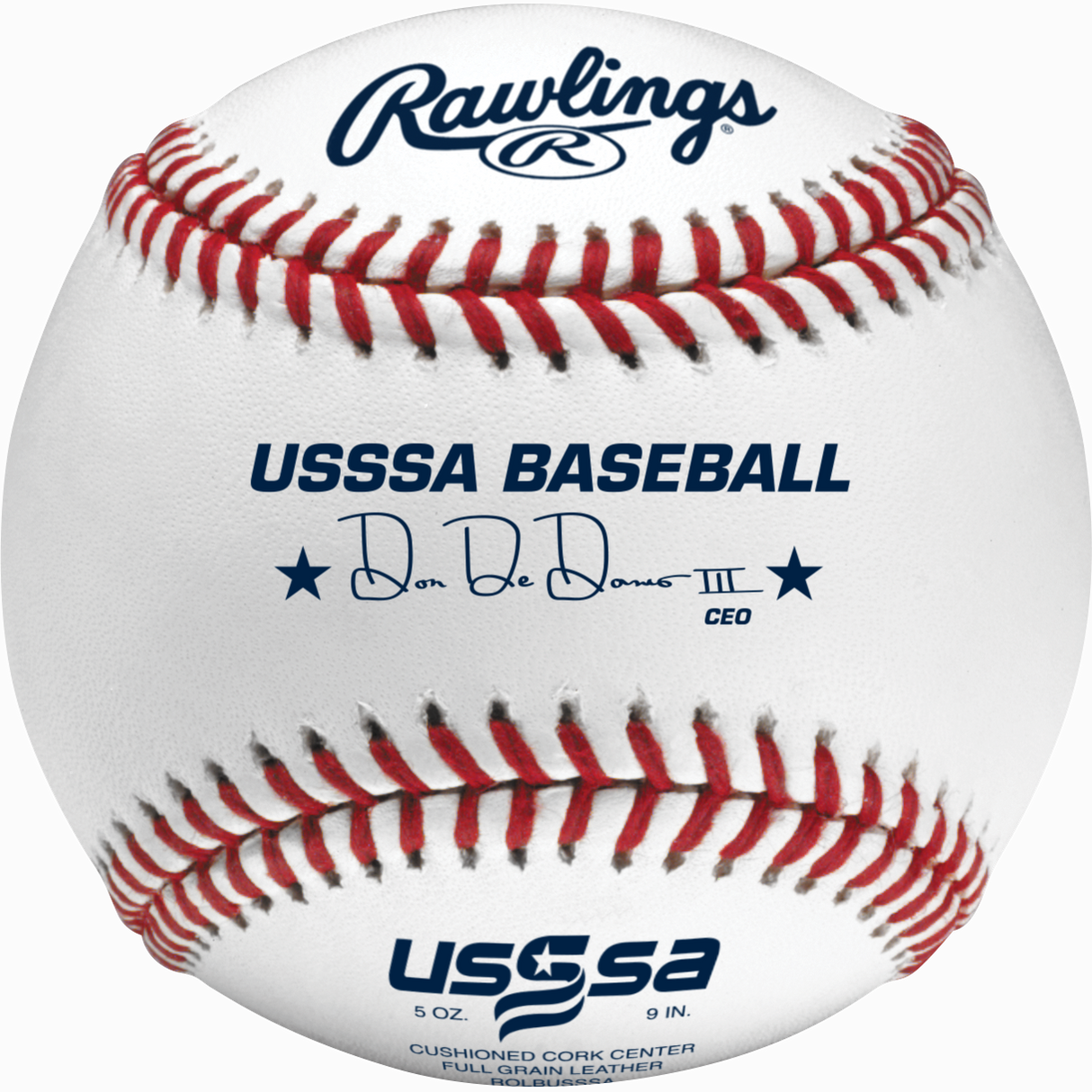Rawlings USSSA Tournament Grade Cushioned Cork Center Baseballs