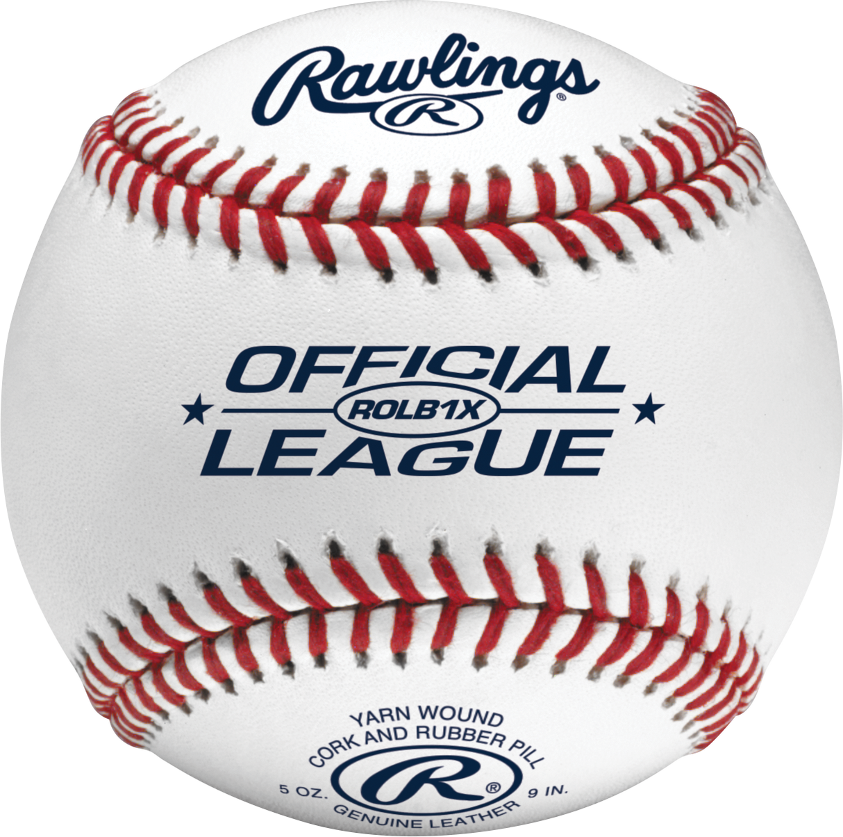 Rawlings ROLB1X Official League Practice Grade Baseballs - 1 Dozen