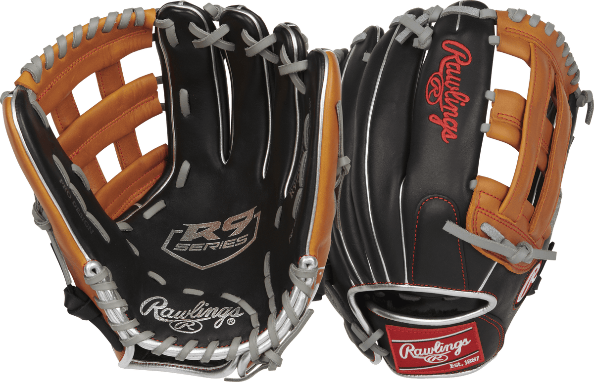 Rawlings R9 12" Outfield Baseball Glove-1
