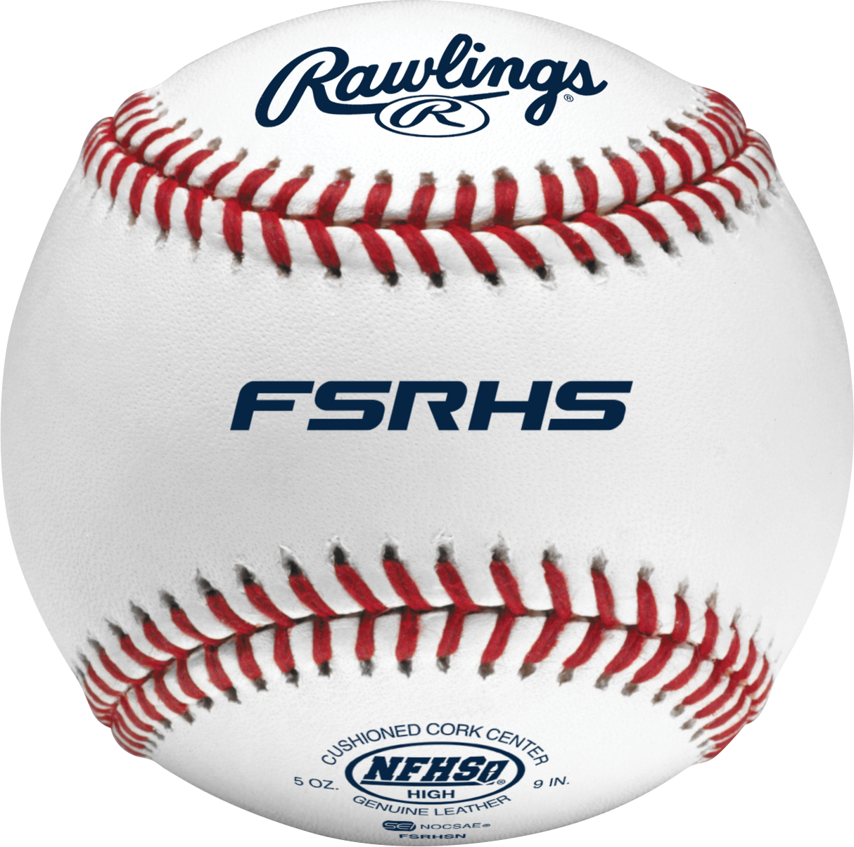Rawlings Fsrhsn Flat Seam High School Game/Practice Baseballs - 1 Dozen