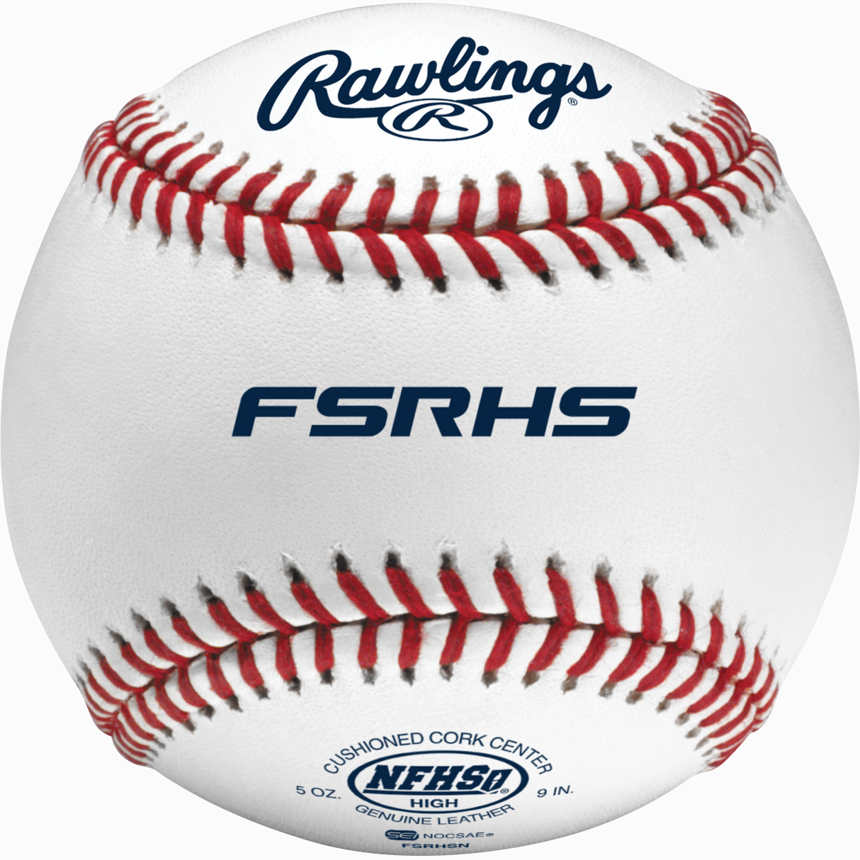 Rawlings Fsrhsn Flat Seam High School Game/Practice Baseballs - 1 Dozen