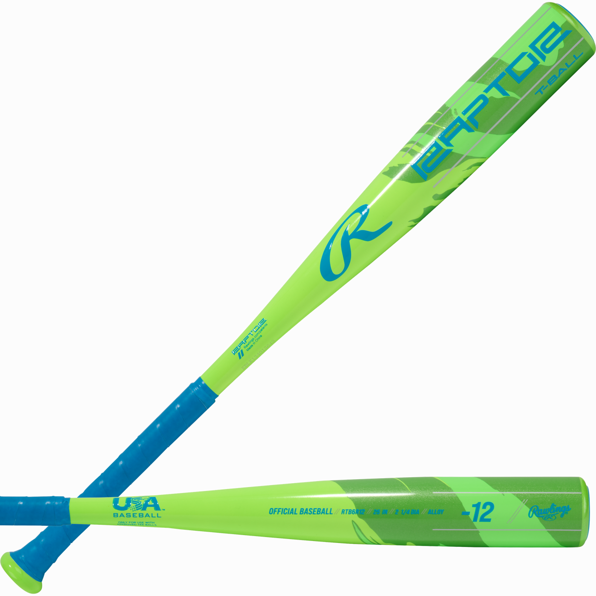 Rawlings Raptor USA T-ball -12 Baseball Bat-1
