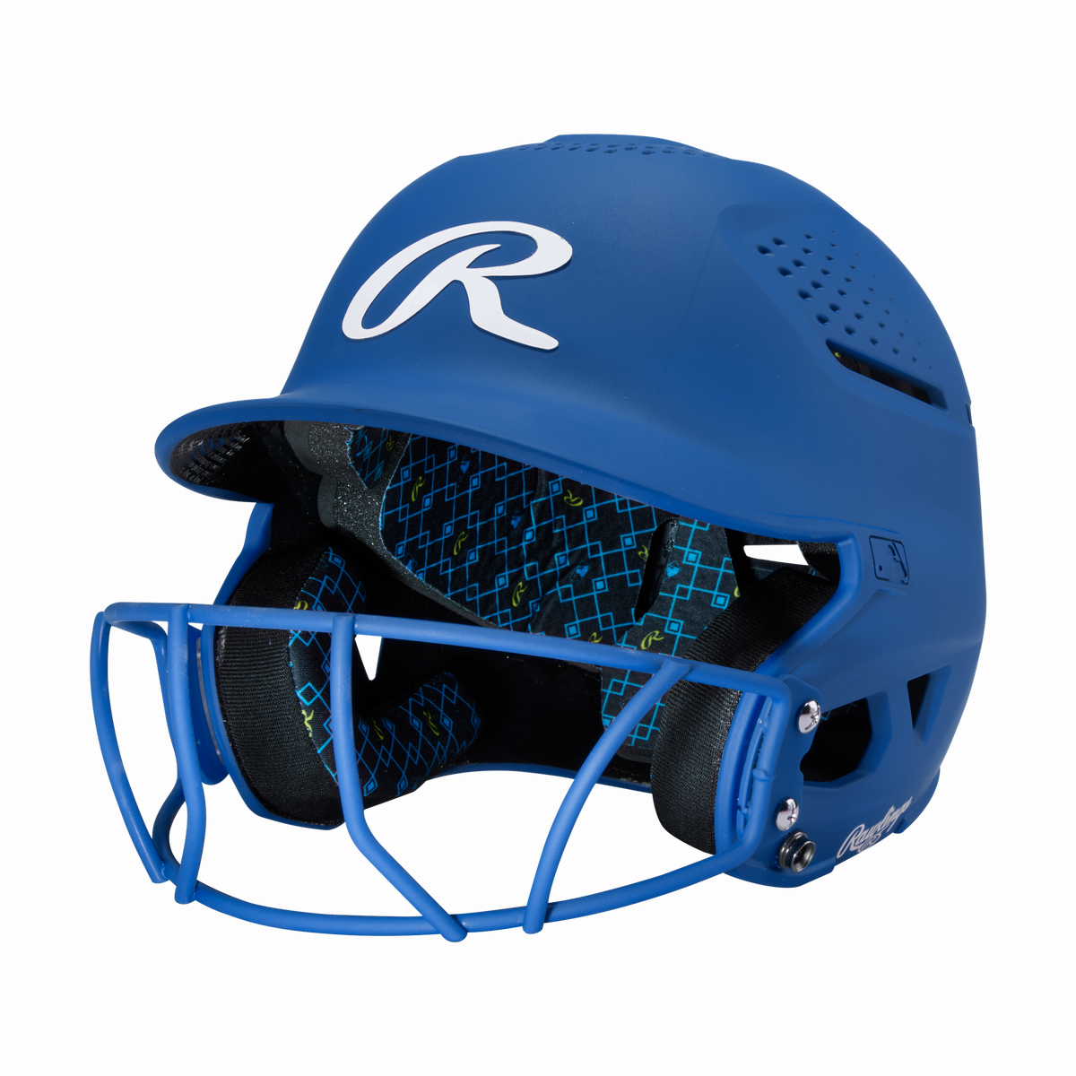 Rawlings Rx2 Softball Batting Helmet with Face Mask-1