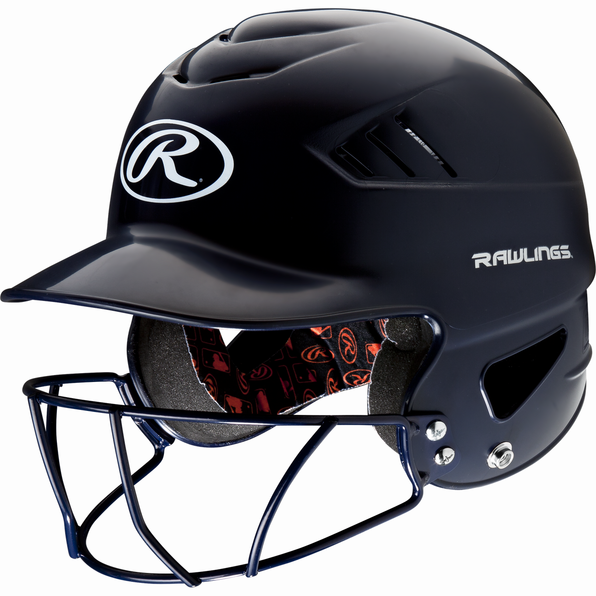 Rawlings Coolflo Baseball Batting Helmet with Facemask