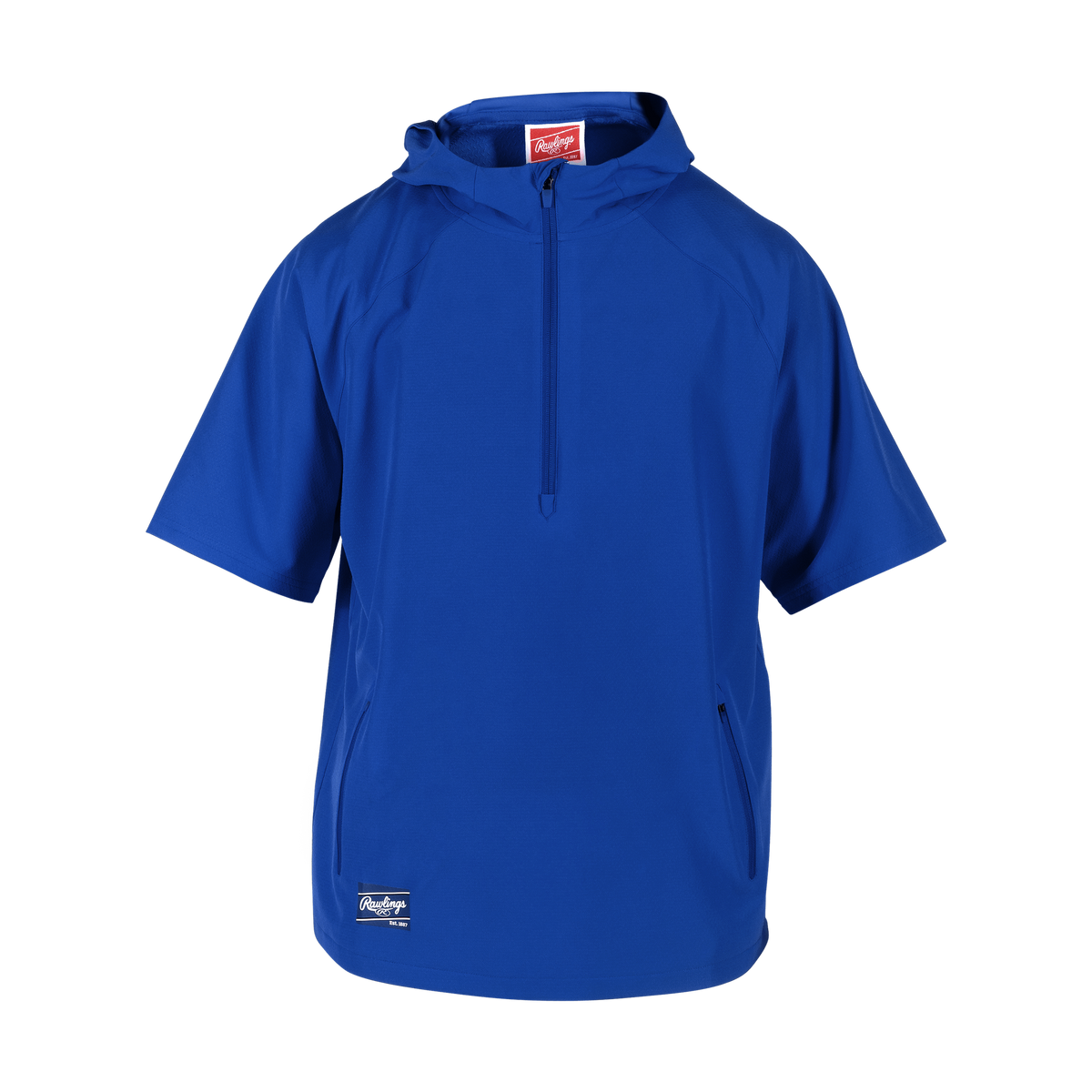 Rawlings Youth Colorsync Short Sleeve Hooded Jacket-1
