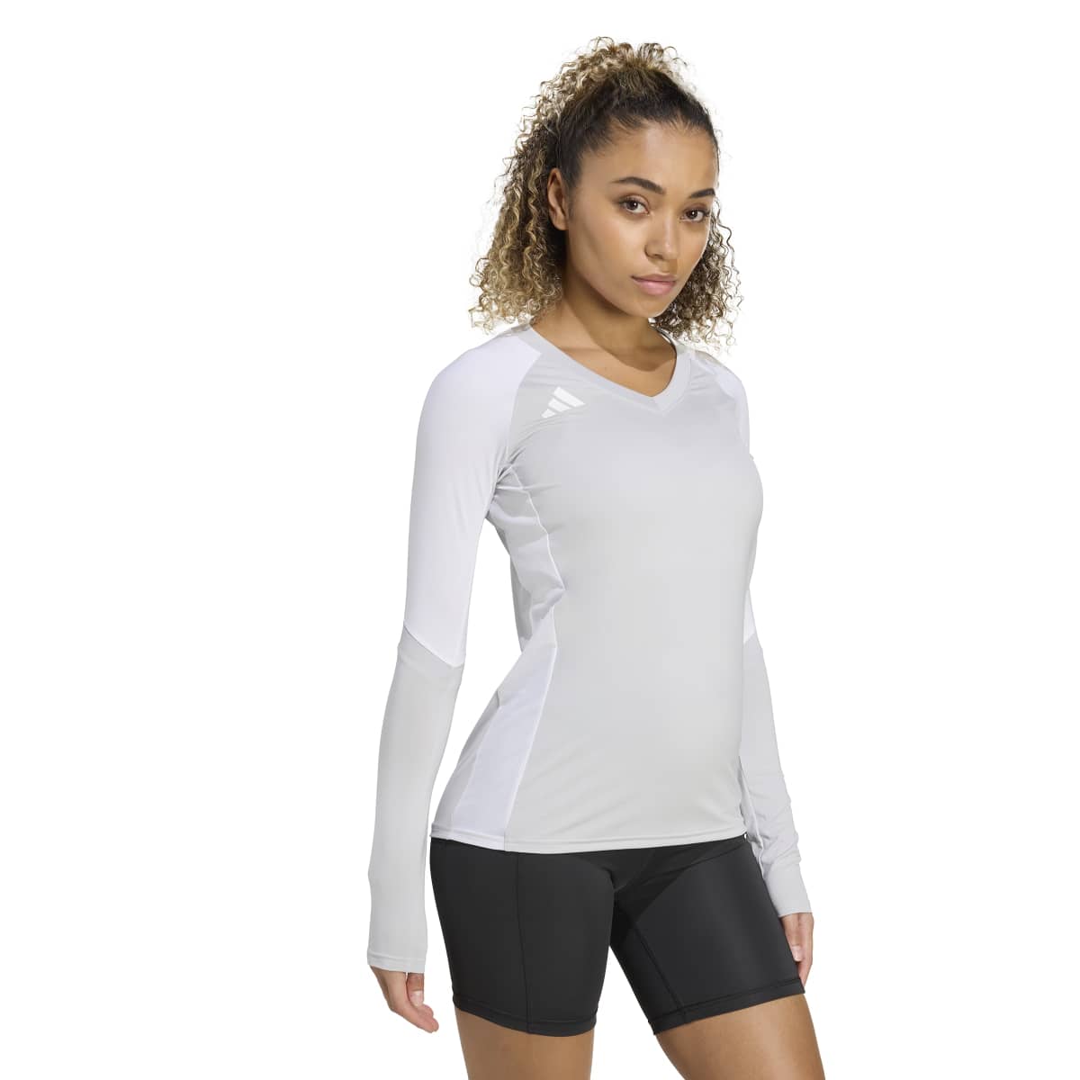 adidas Women's Volleyball Quickset Long Sleeve Jersey-8