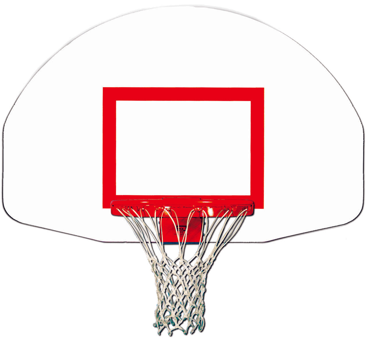 Gared Durable Fan-Shape Unmarked Steel Basketball Backboard Basketball Equipment All