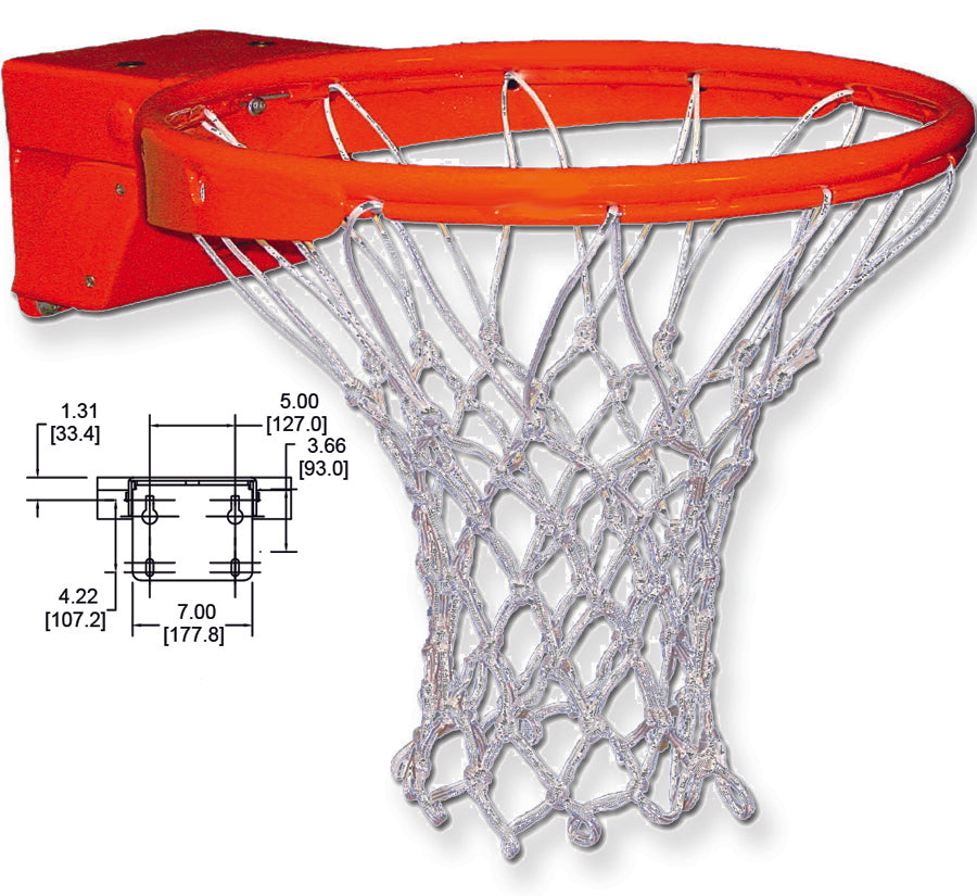 Gared Master Professional Breakaway Rim with Tube Tie Net attachment Basketball Equipment All