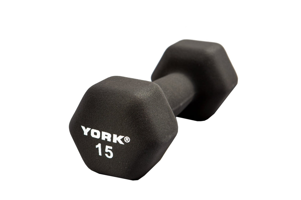 York Neoprene Hexagon Fitbell Exercise & Wellness Strength Dumbbells