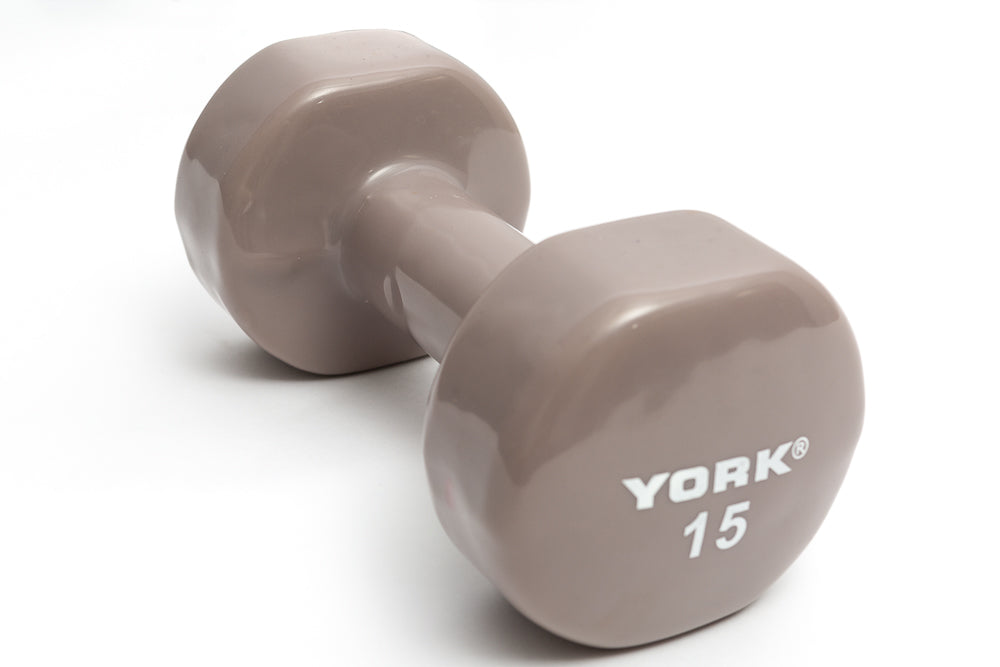 York Vinyl Fitbell Multi-Color Exercise & Wellness Strength Dumbbells