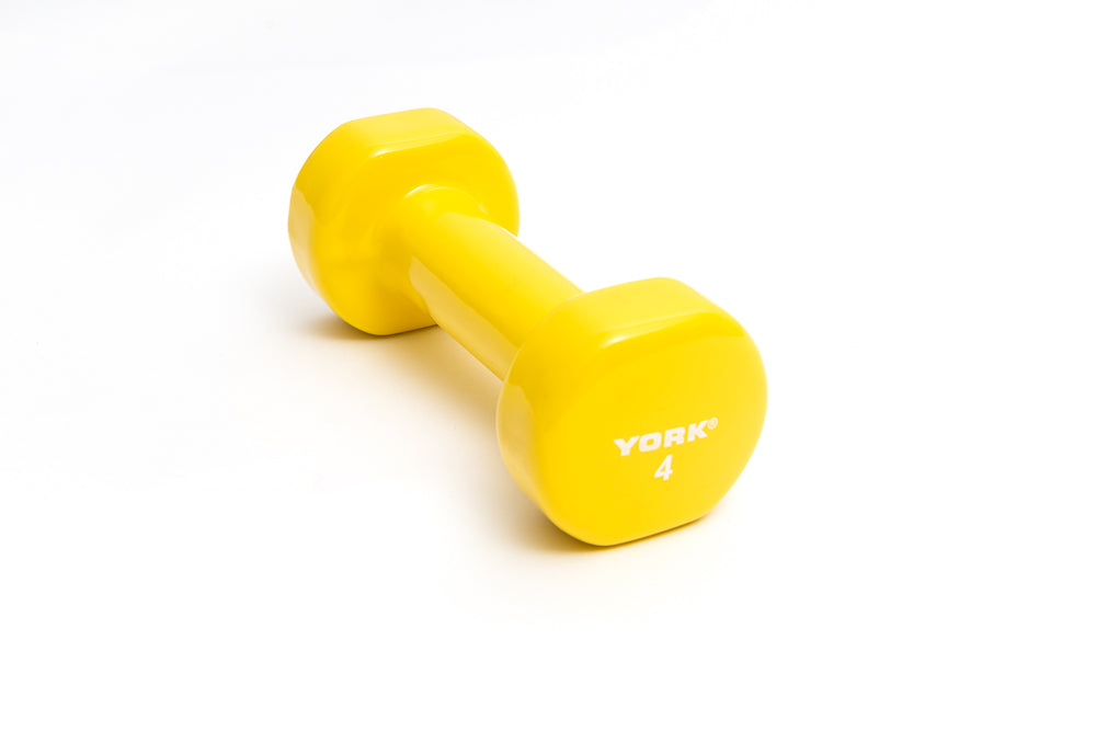 York Vinyl Fitbell Multi-Color Exercise & Wellness Strength Dumbbells
