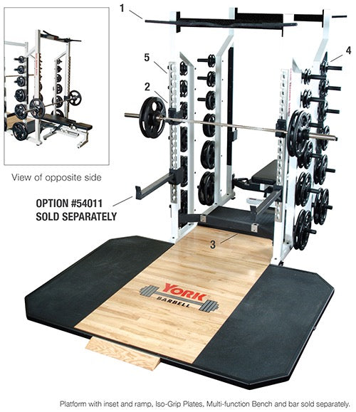 York STS Double Half Rack Exercise & Wellness Gym Equipment