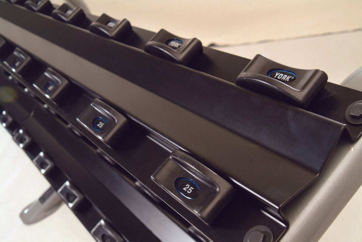York ETS Saddle Rack for Pro Style Dumbbells Exercise & Wellness Strength Dumbbells