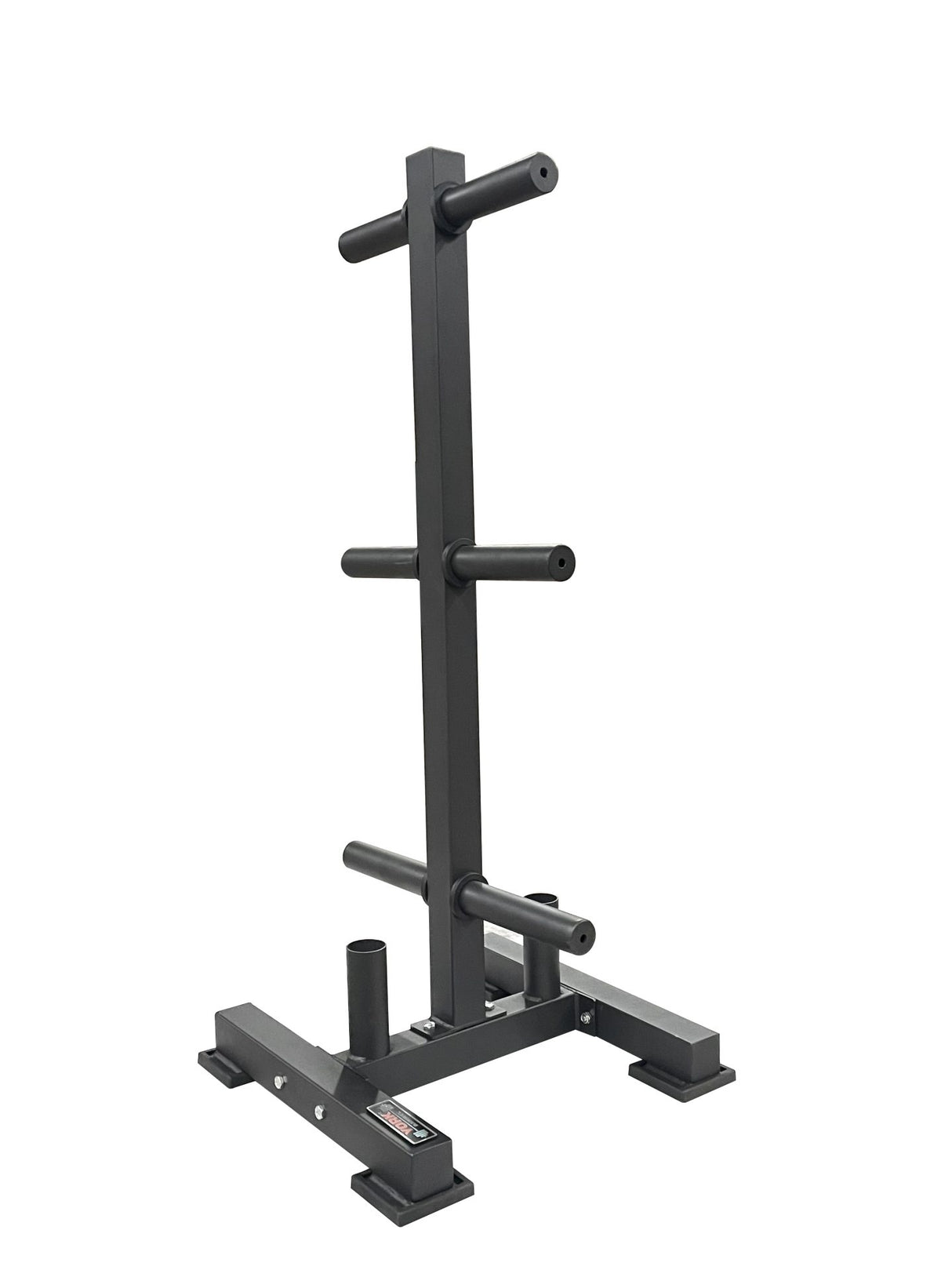 York Olympic Weight Plate Tree – For Bumper Plates Exercise & Wellness Strength Bars & Plates