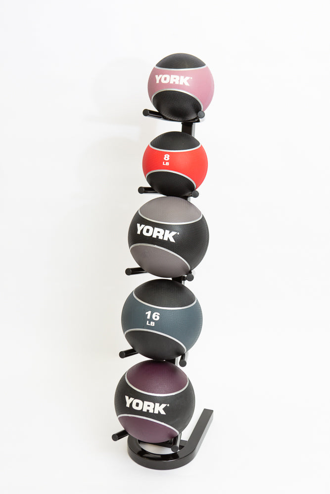 York Medicine Ball Display Stand – Vertical Exercise & Wellness Strength Medicine Balls