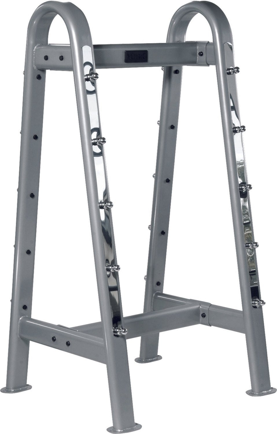 York ETS Fixed Straight And Curl Barbell Rack Exercise & Wellness Gym Equipment