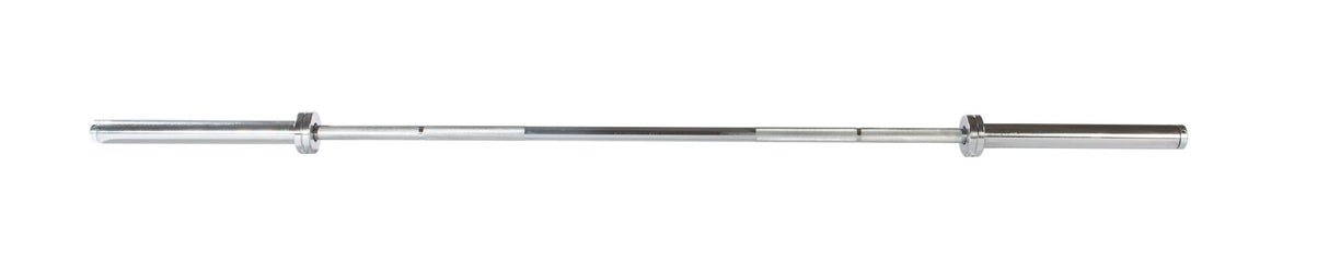 York 7′ International Chrome Olympic Bar – 30mm Exercise & Wellness Strength Bars & Plates