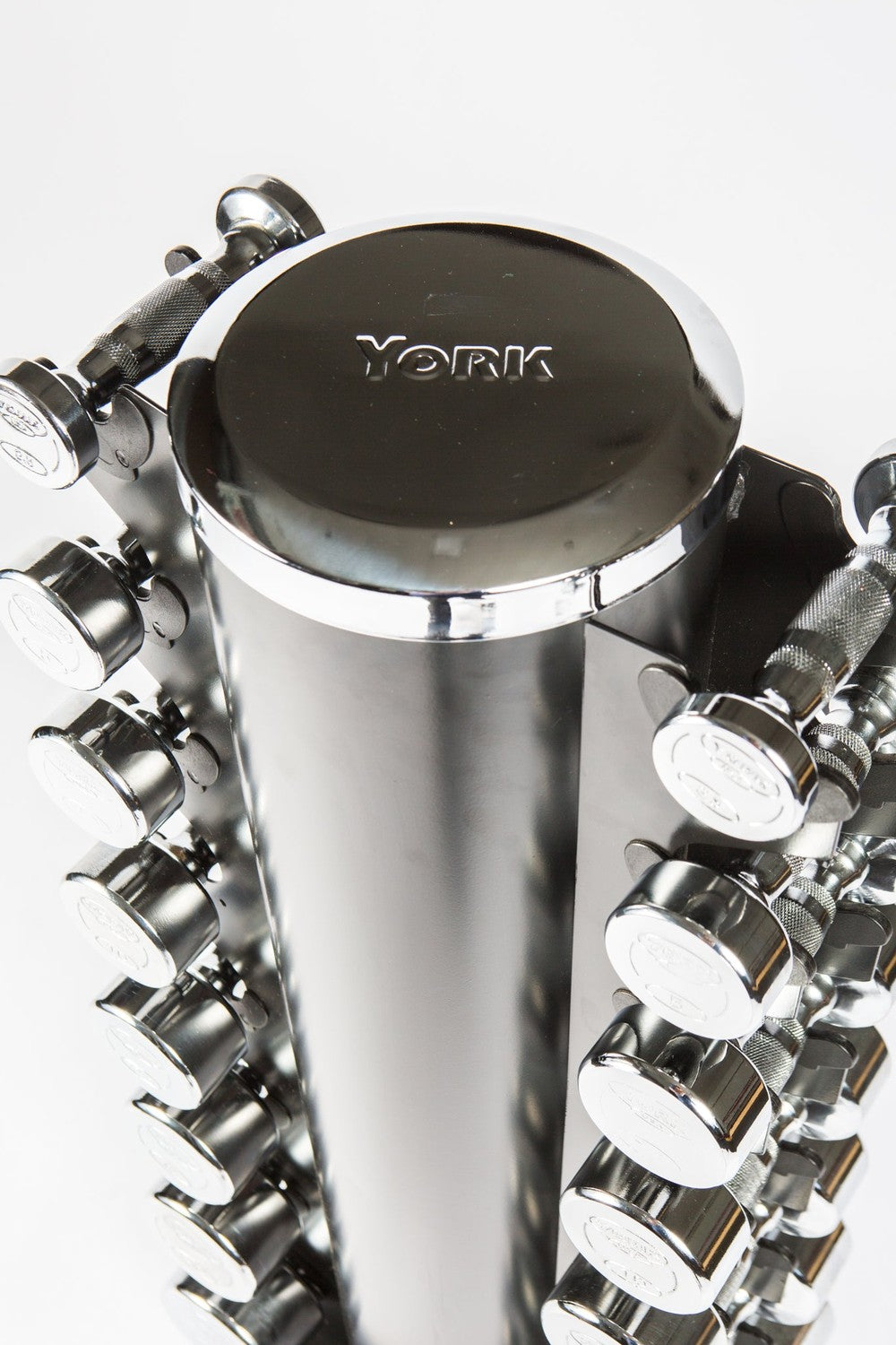 York Chrome Dumbbell Club Pack Exercise & Wellness Strength Dumbbells