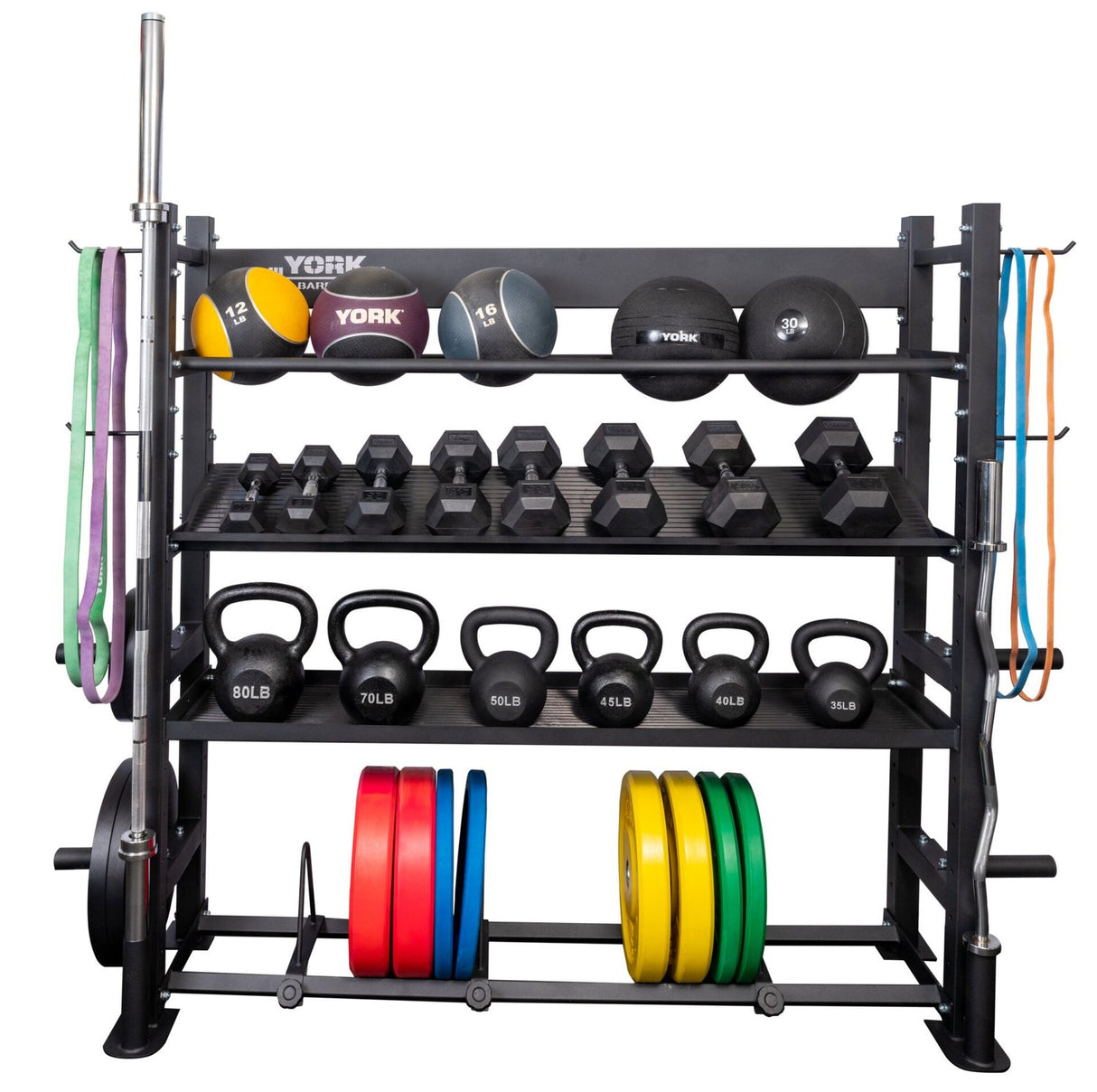 York Multi-Purpose Rack Exercise & Wellness Strength Dumbbells
