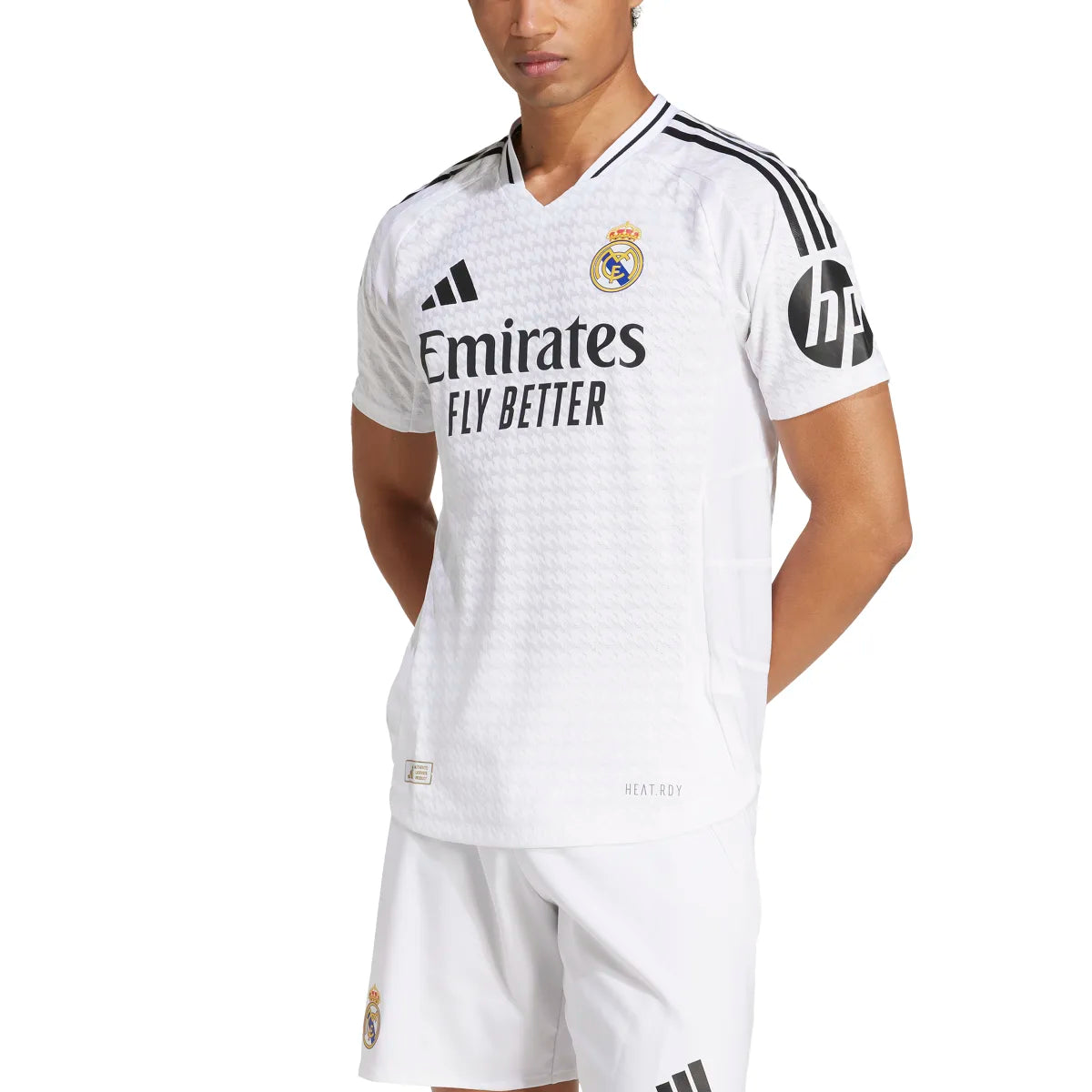 adidas Men's Real Madrid 24/25 Authentic Home Jersey Soccer Uniforms & Apparel All