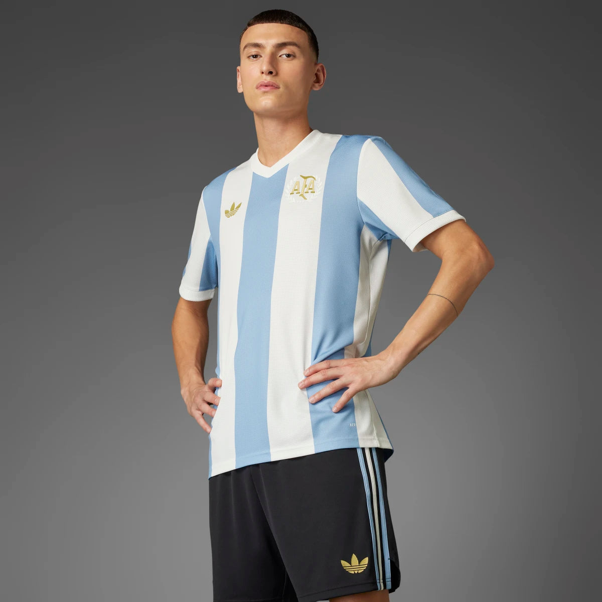 adidas Men's Argentina Anniversary Jersey Soccer Uniforms & Apparel All