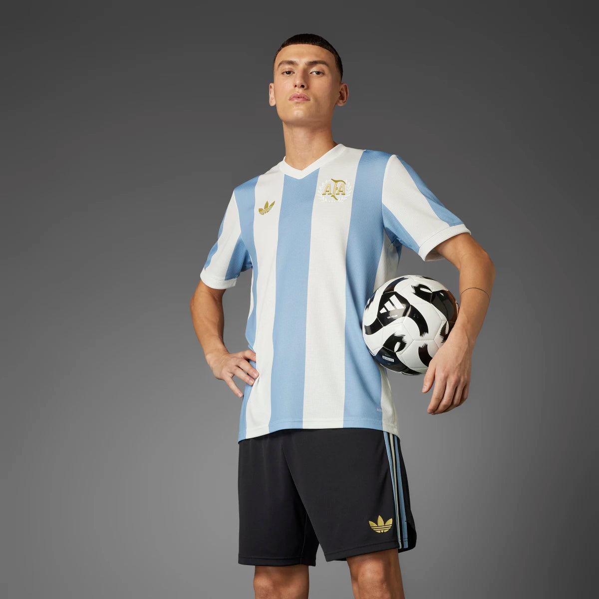 adidas Men's Argentina Anniversary Jersey Soccer Uniforms & Apparel All