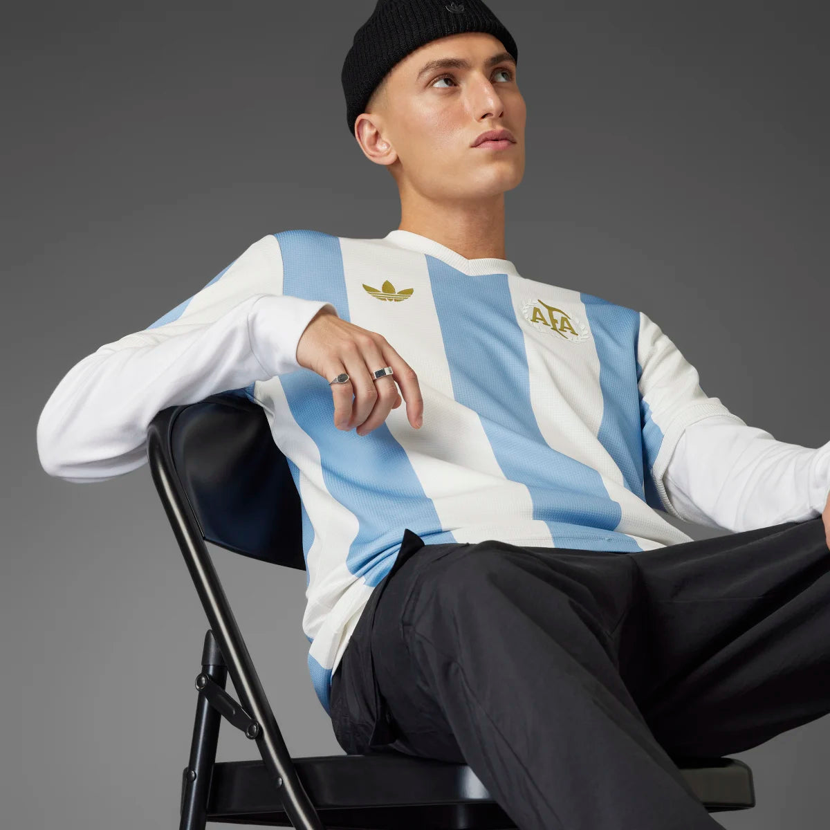 adidas Men's Argentina Anniversary Jersey Soccer Uniforms & Apparel All