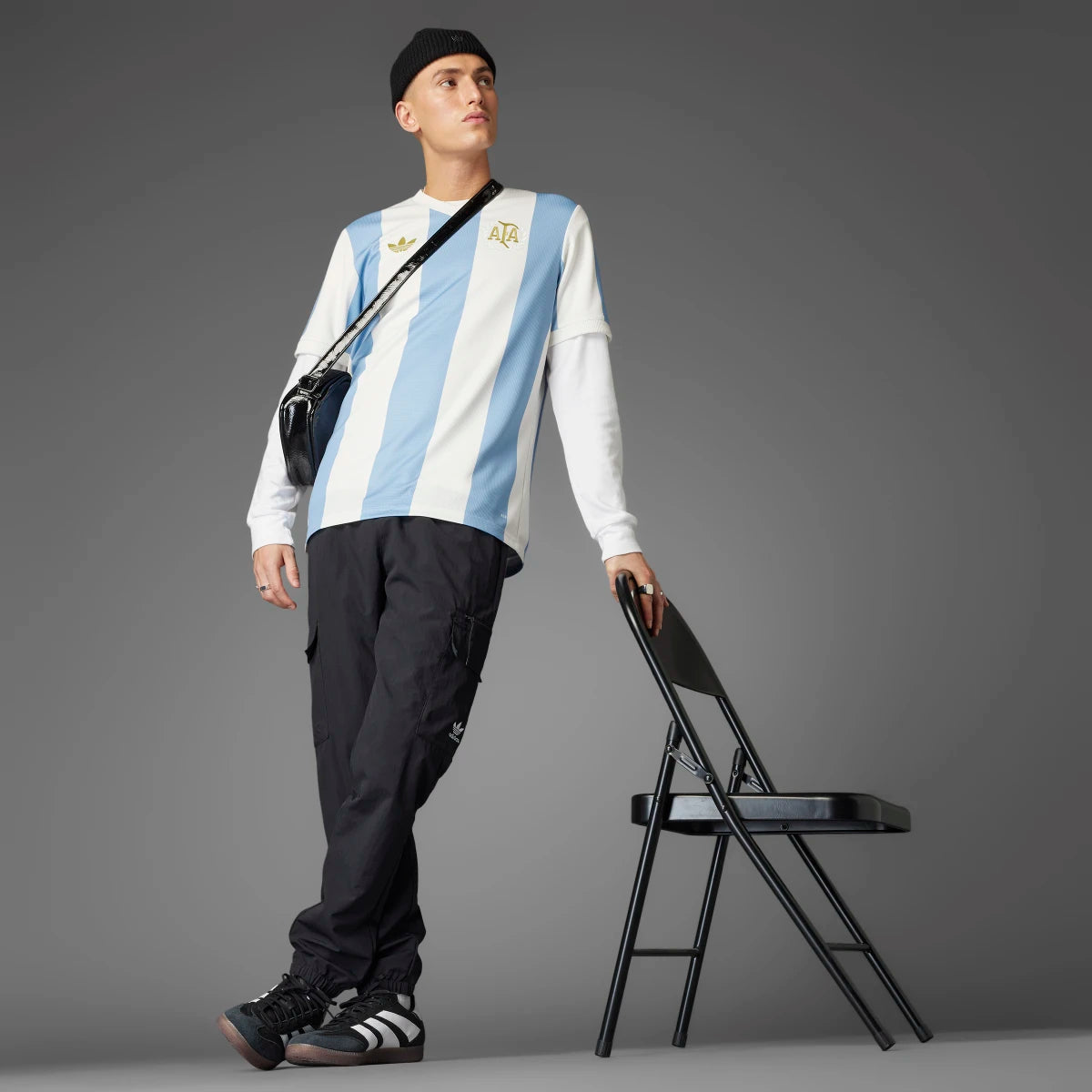 adidas Men's Argentina Anniversary Jersey Soccer Uniforms & Apparel All
