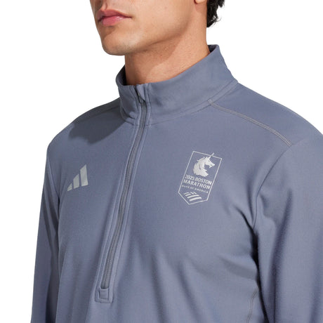adidas Men's Boston Marathon 2025 OTR 1/4 Zip Mens Apparel Sweatshirts & Fleece