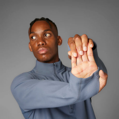 adidas Men's Boston Marathon 2025 OTR 1/4 Zip Mens Apparel Sweatshirts & Fleece