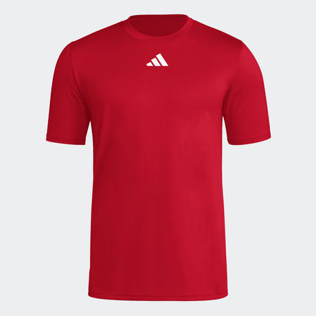 adidas Men's Short Sleeve Pregame Tee Mens Apparel Shirts & Tops