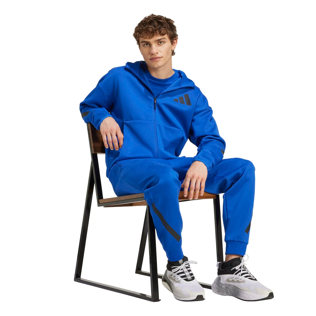 adidas Men's Z.N.E. Full-Zip Hooded Track Jacket Mens Apparel Jackets & Vests
