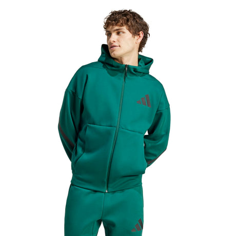 adidas Men's Z.N.E. Full-Zip Hooded Track Jacket Mens Apparel Jackets & Vests