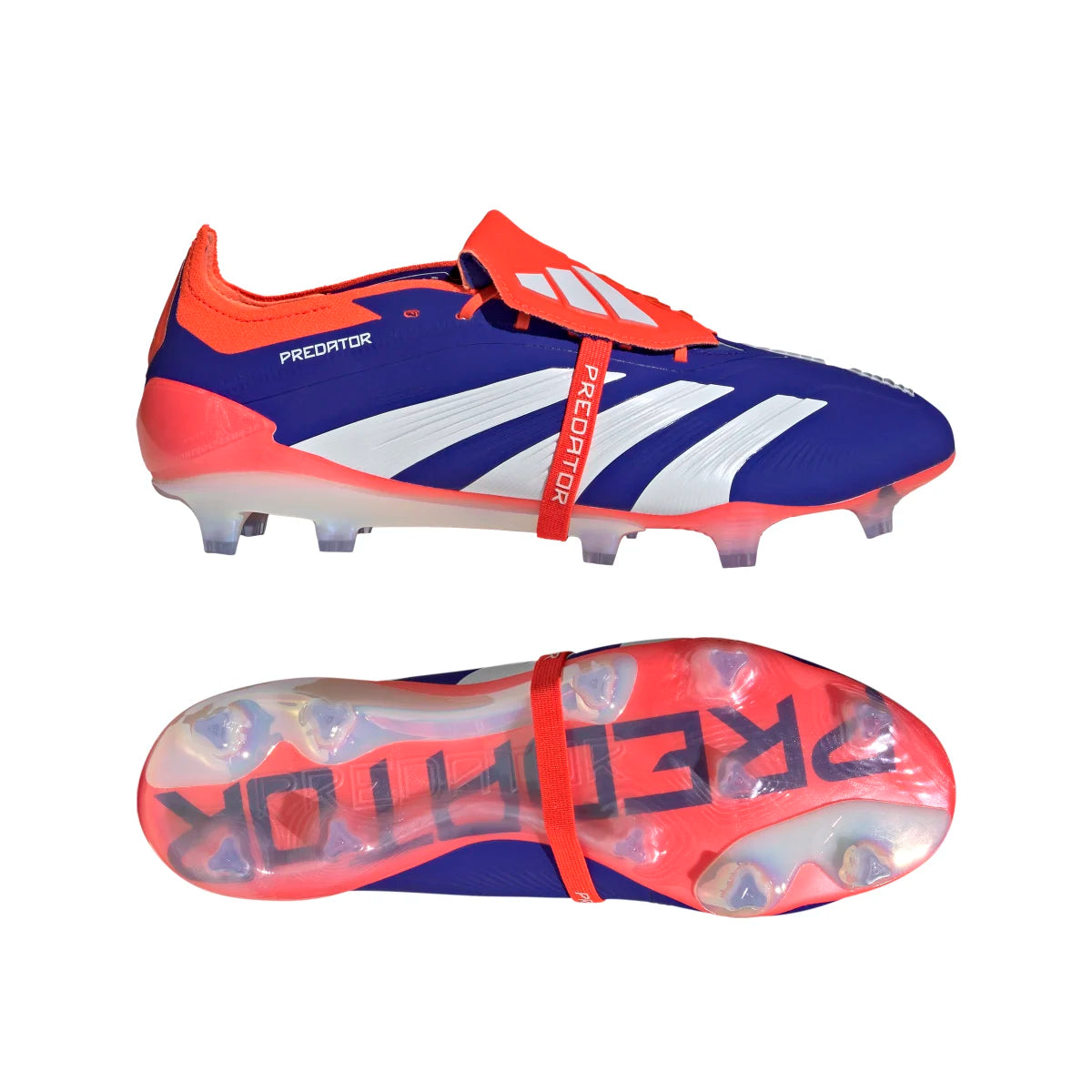 adidas Men's Predator Elite Fold-Over Tongue Firm Ground Soccer Cleats Soccer Footwear Adult
