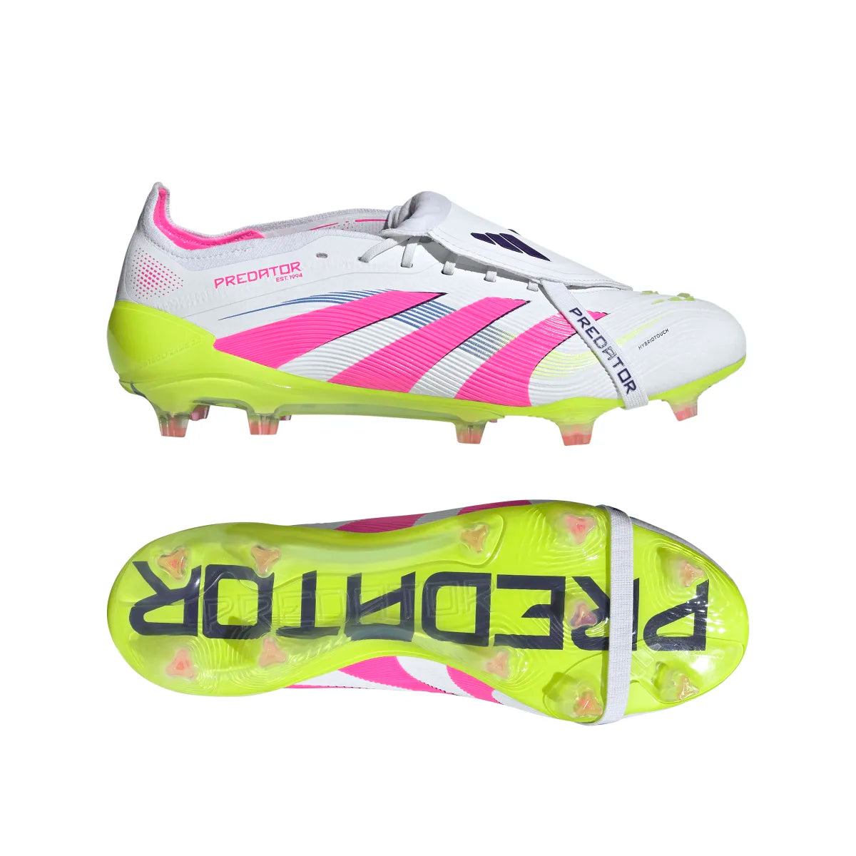 adidas Men's Predator Elite Fold-Over Tongue Firm Ground Soccer Cleats Soccer Footwear Adult