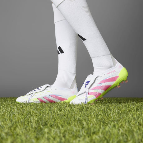 adidas Men's Predator Elite Fold-Over Tongue Firm Ground Soccer Cleats Soccer Footwear Adult