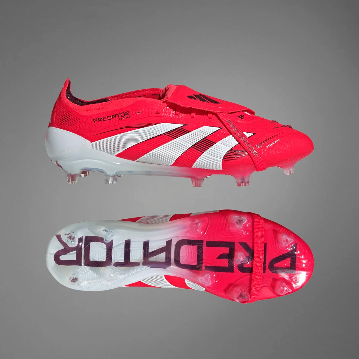 adidas Men's Predator Elite Fold-Over Tongue Firm Ground Soccer Cleats Soccer Footwear Adult