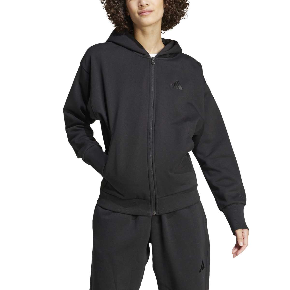 adidas Women's All SZN Fleece Full-Zip Hoodie
-2