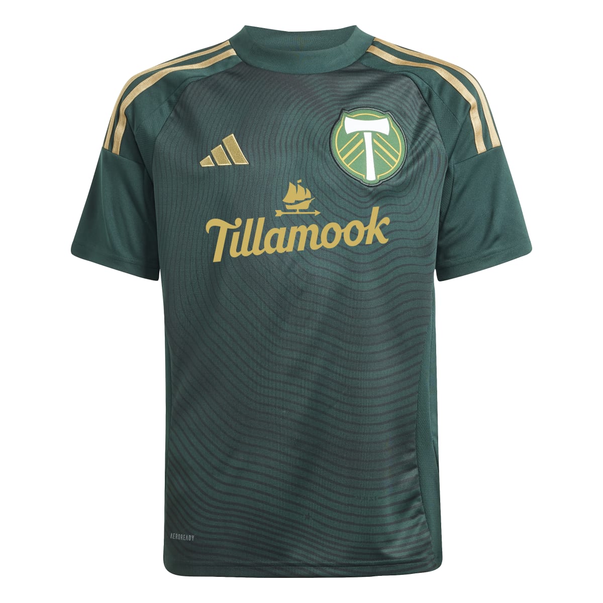 adidas Youth Portland Timbers 25/26 Home Jersey