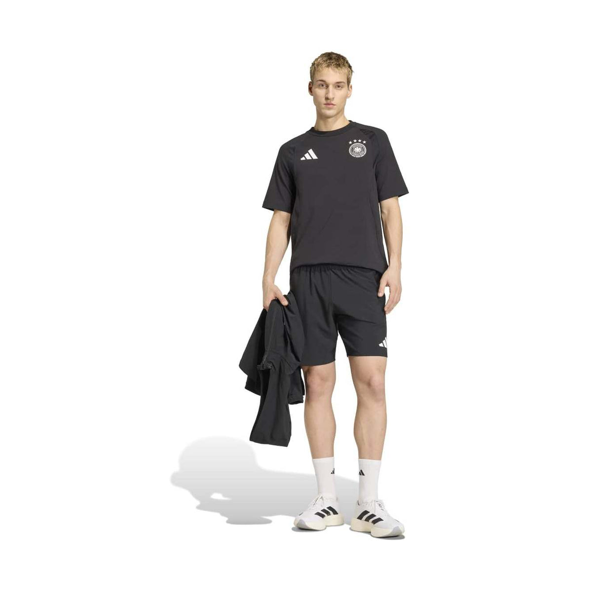 adidas Men's Germany Tiro Travel Shorts-3