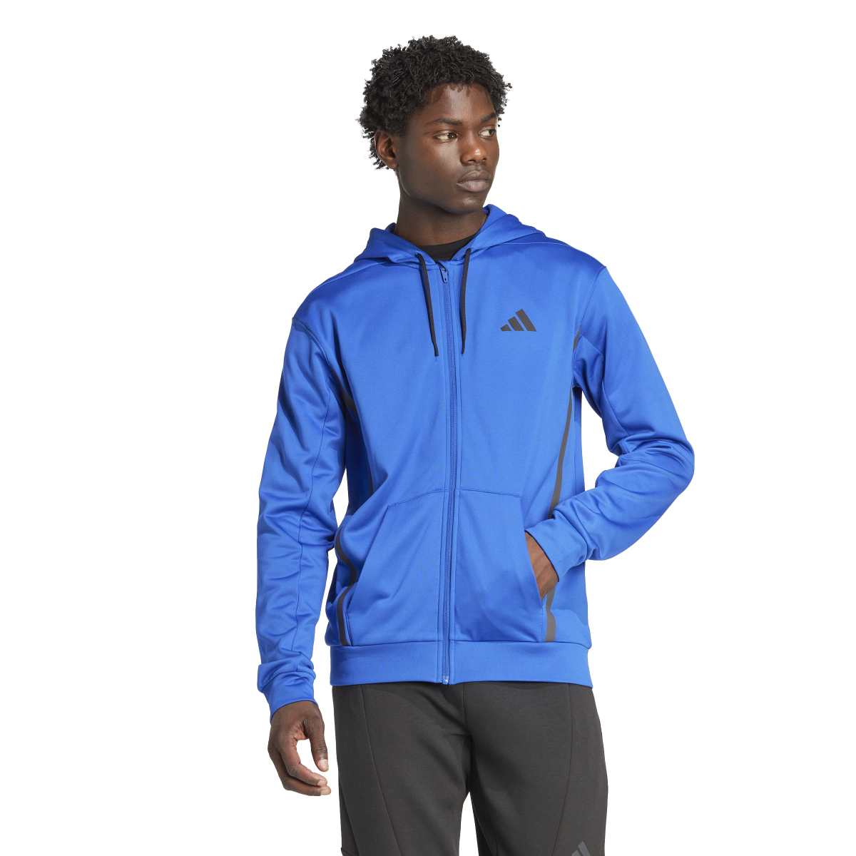 adidas Men's Game & Go Full Zip Hoodie-1