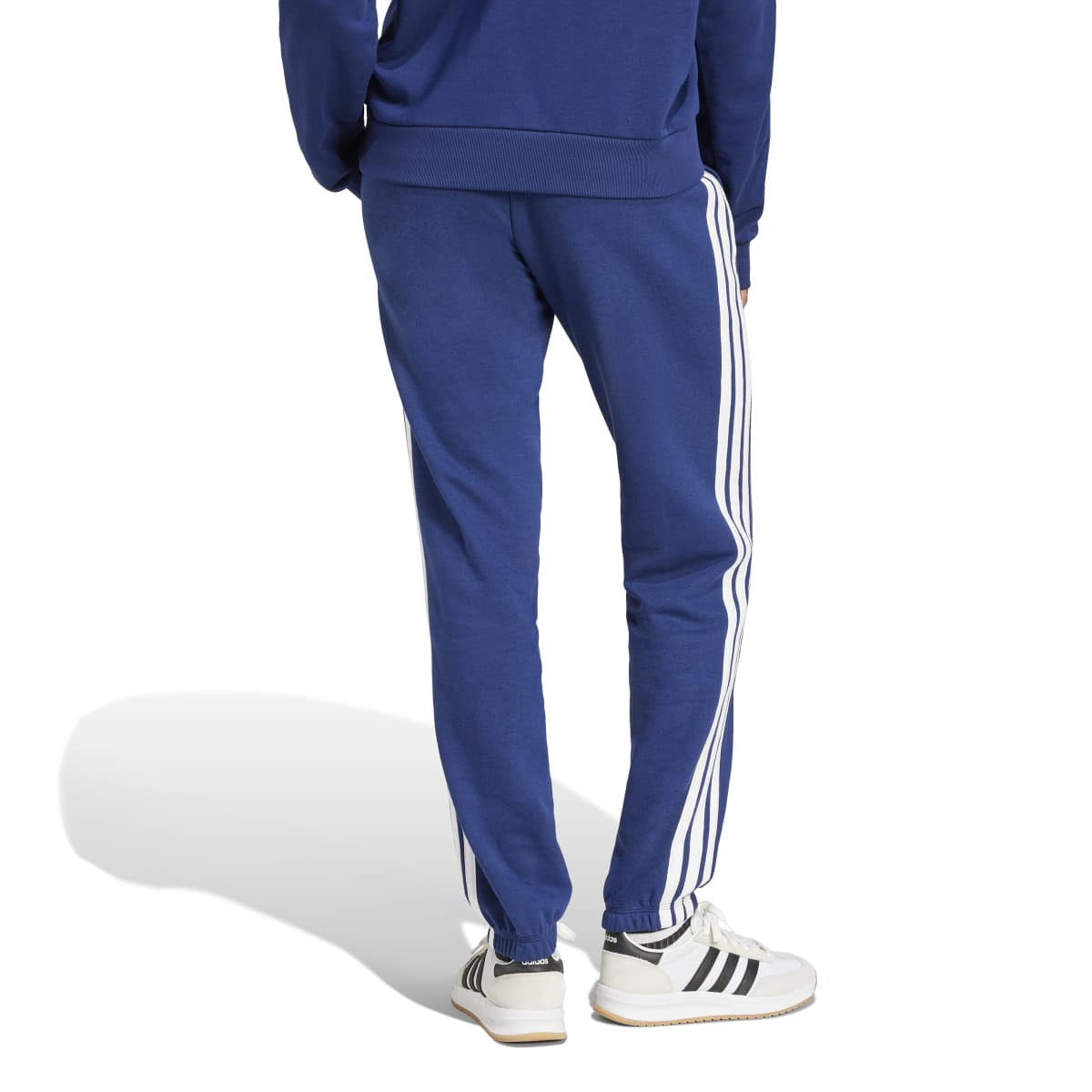 adidas Women's Essentials 3-Stripes French Terry Cuffed Pants-4
